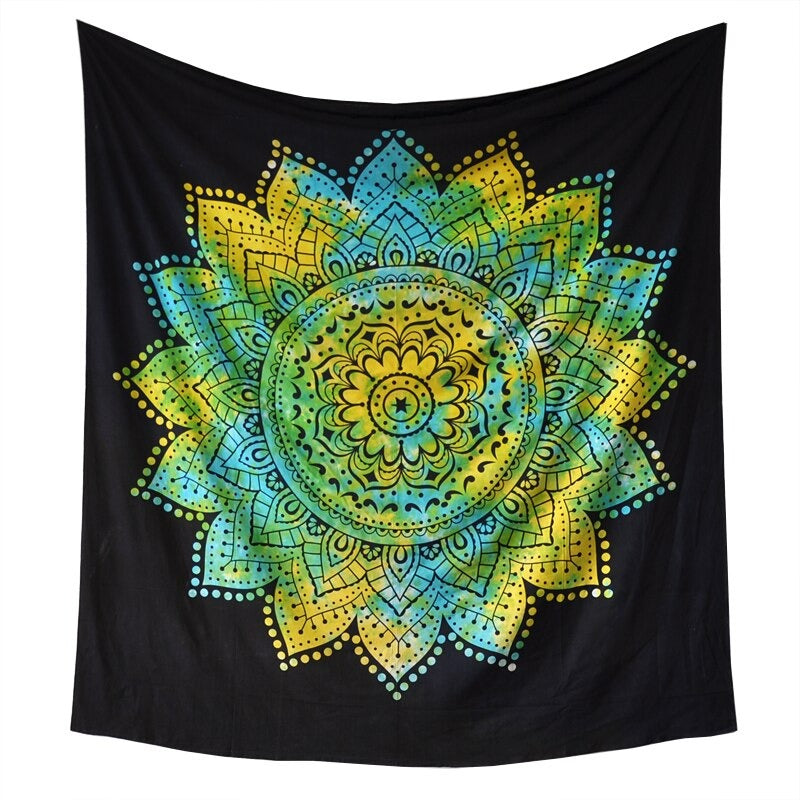 Tenture Coton Mandala Lotus