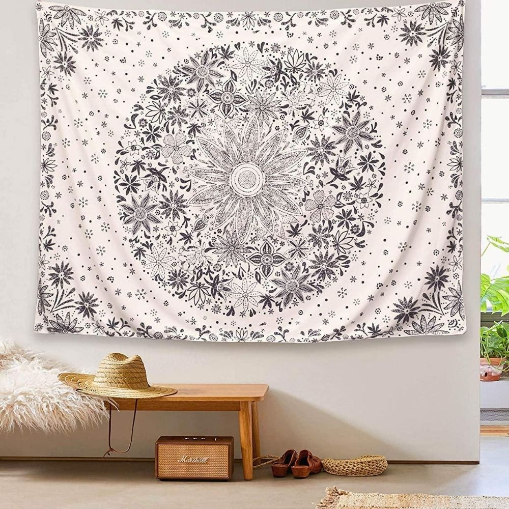 Tenture Mandala Floral Hippie