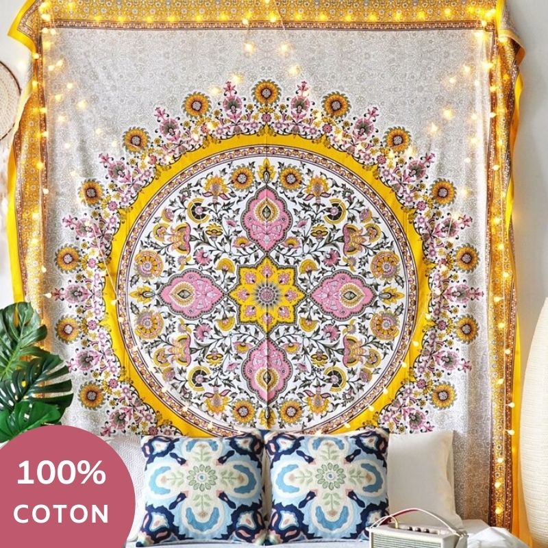 Tenture Coton Mandala Hippie
