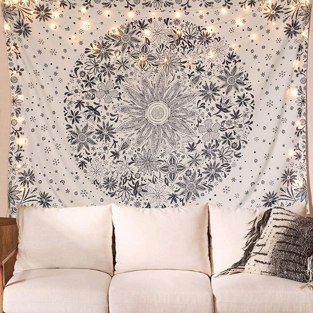 Tenture Mandala Floral Hippie