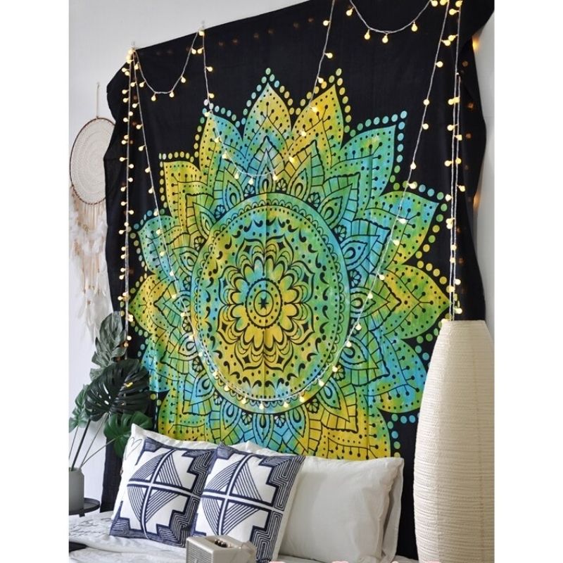 Tenture Coton Mandala Lotus
