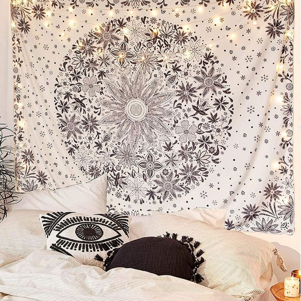Tenture Mandala Floral Hippie