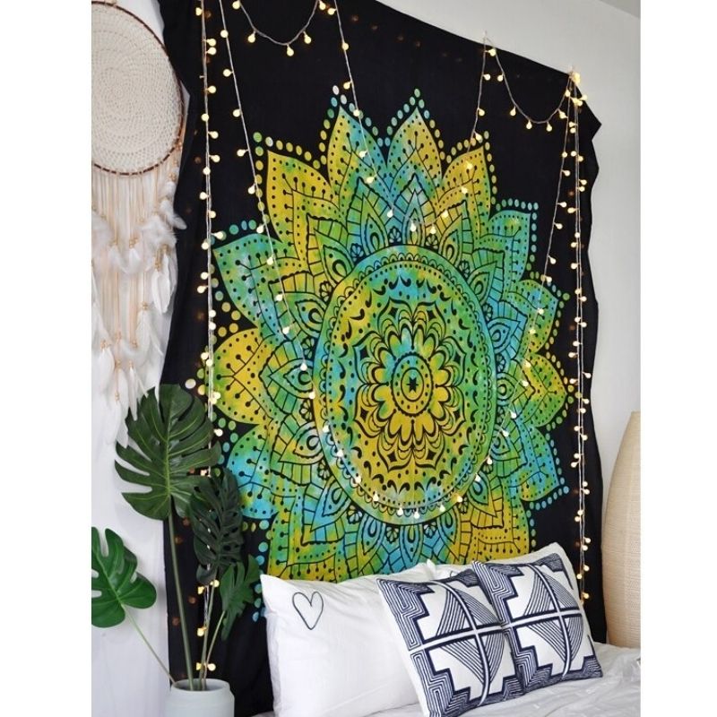 Tenture Coton Mandala Lotus