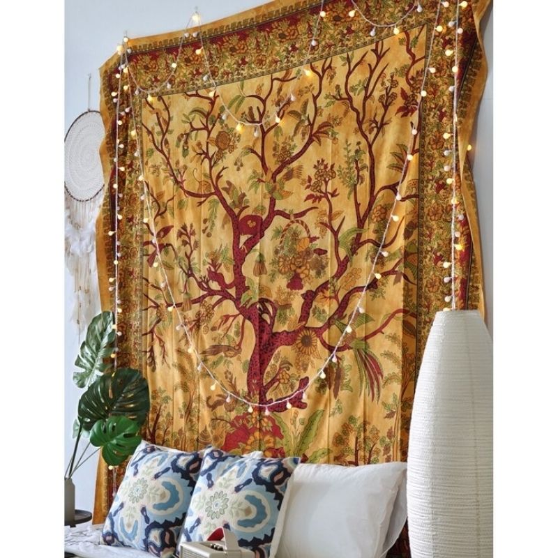 Tenture Indienne Arbre de Vie