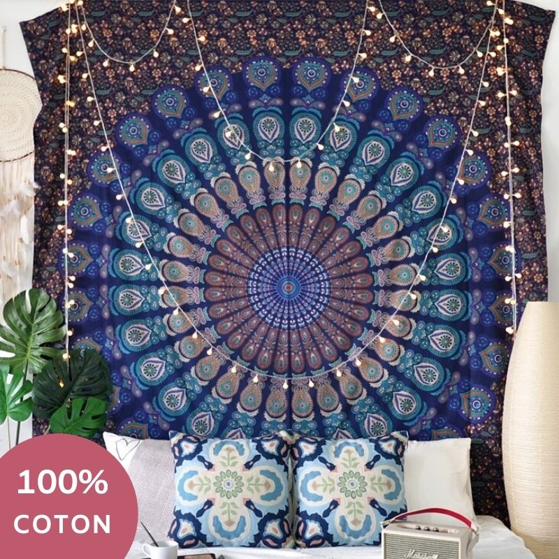 Tenture Murale Coton Mandala