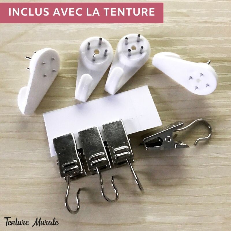 Tenture Coton Mandala Bleu