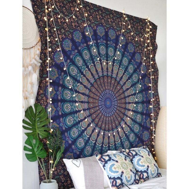 Tenture Murale Coton Mandala