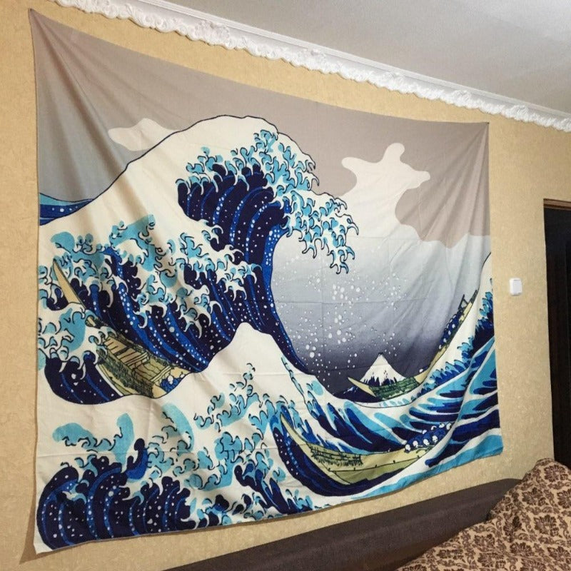 Tenture Grande Vague de Kanagawa