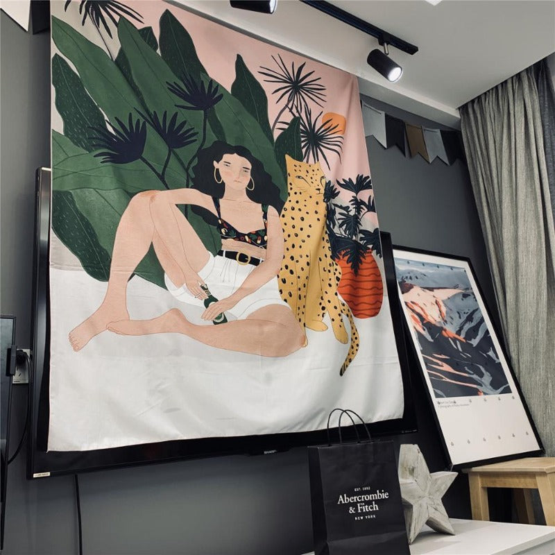 Tenture Bohème Wildlife