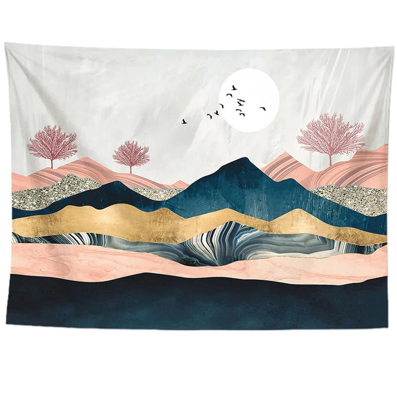 Drap de Mur Paysage Poétique