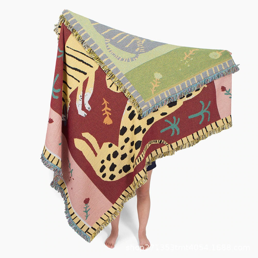 Tenture Murale Tissée Bohème