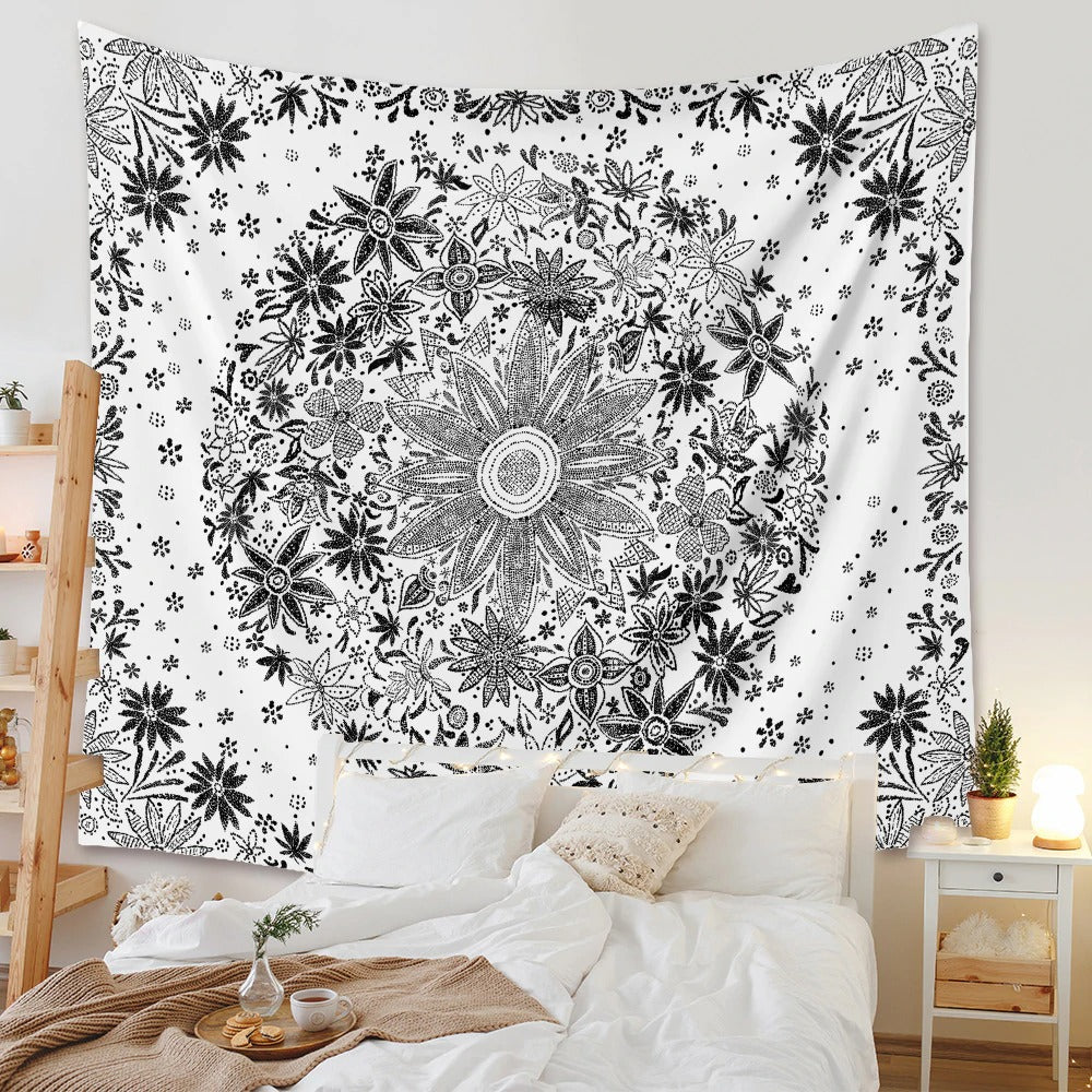 Tenture Mandala Floral Hippie