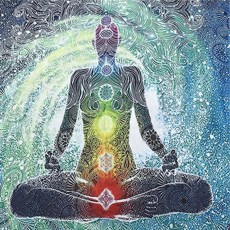 Tenture de Yoga 7 Chakras