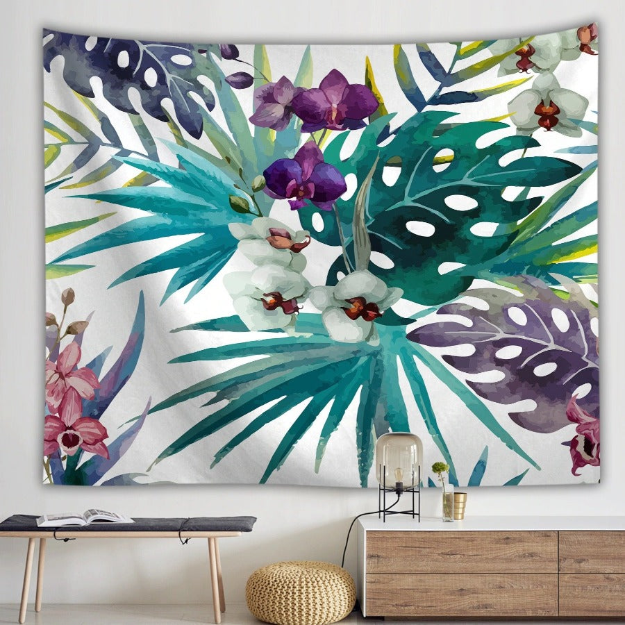 Tenture Murale Fleurs Tropicales