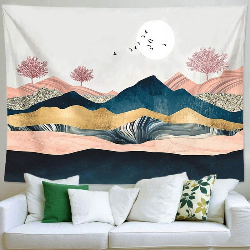 Drap de Mur Paysage Poétique