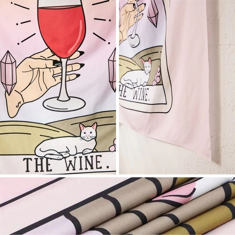 Tenture Imprimée The Wine