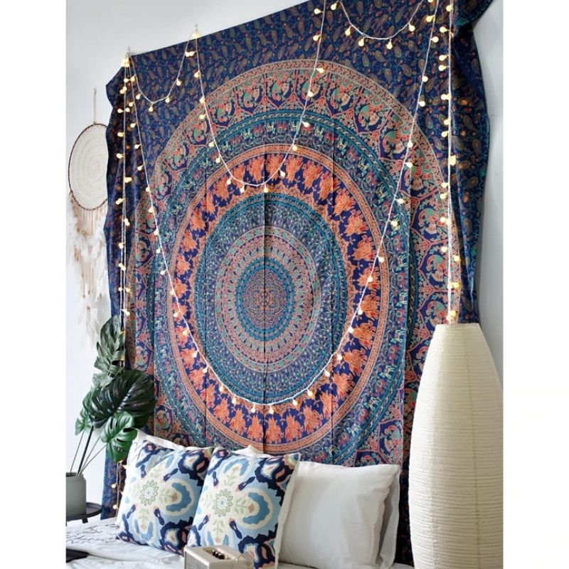 Tenture Indienne Mandala Coton