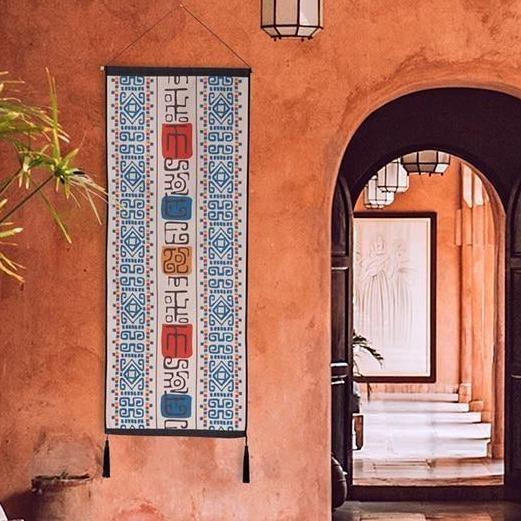 Longue Tenture Murale Ethnique