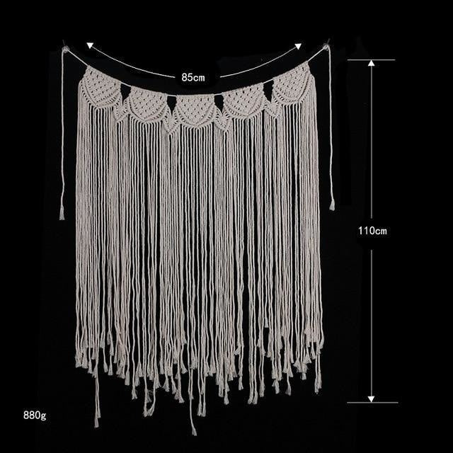 Macramé Mural Tête de Lit