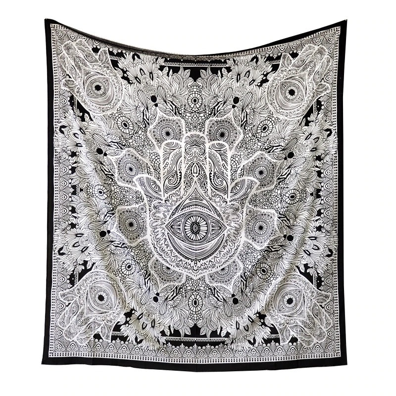 Tenture Indienne Coton Hamsa
