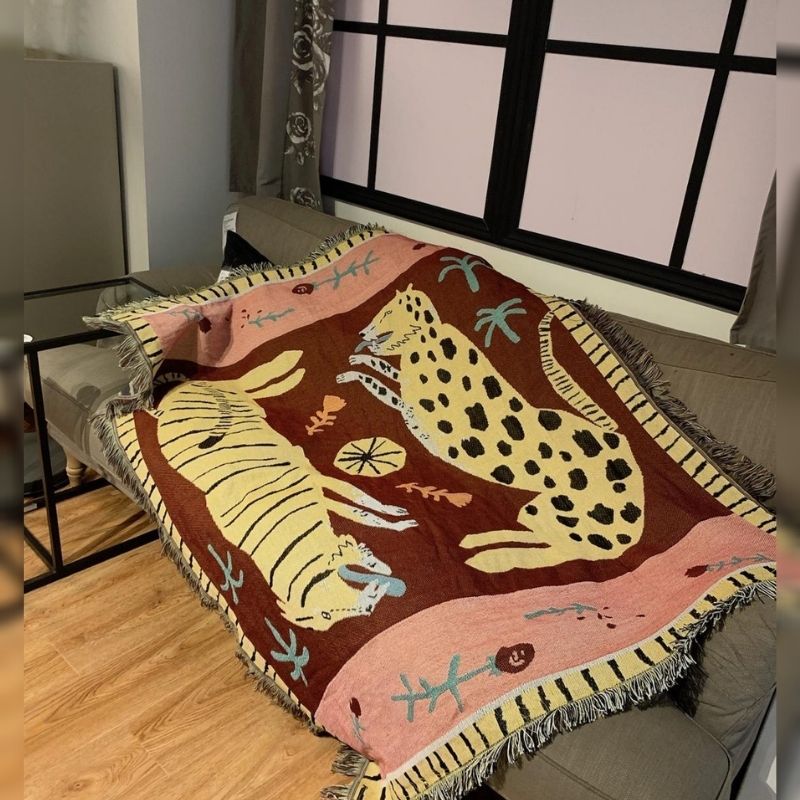 Tenture Murale Tissée Bohème