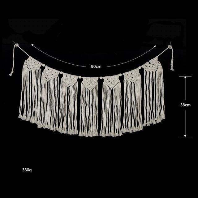 Suspension Murale en Macramé Verda