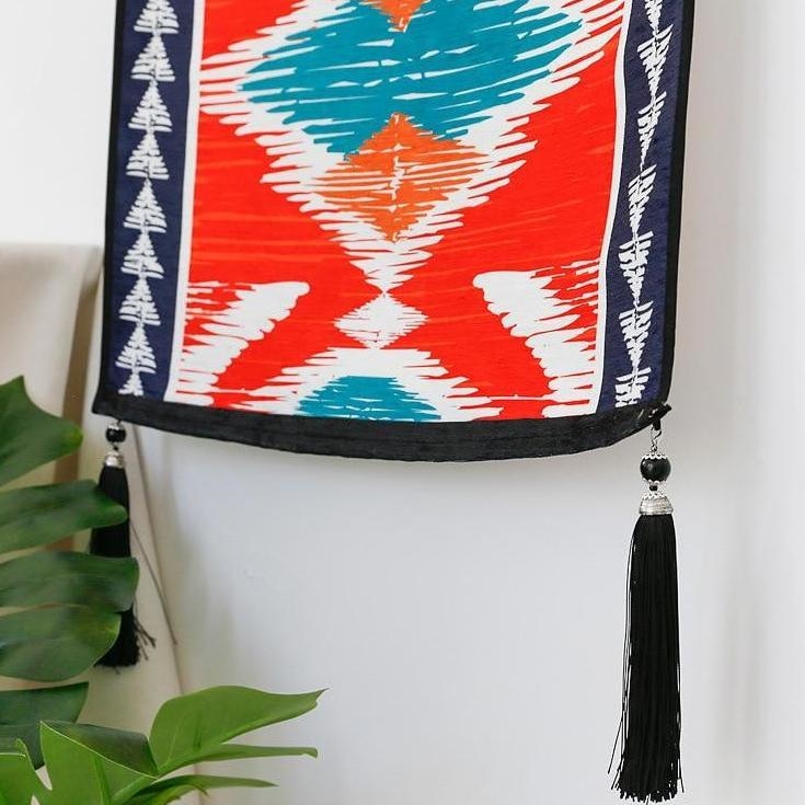 Tapisserie Murale Bohème Rouge