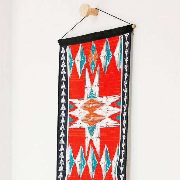 Tapisserie Murale Bohème Rouge