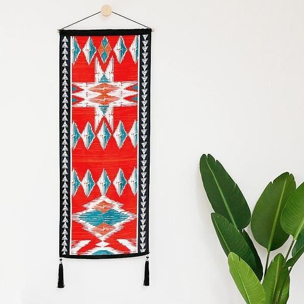 Tapisserie Murale Bohème Rouge