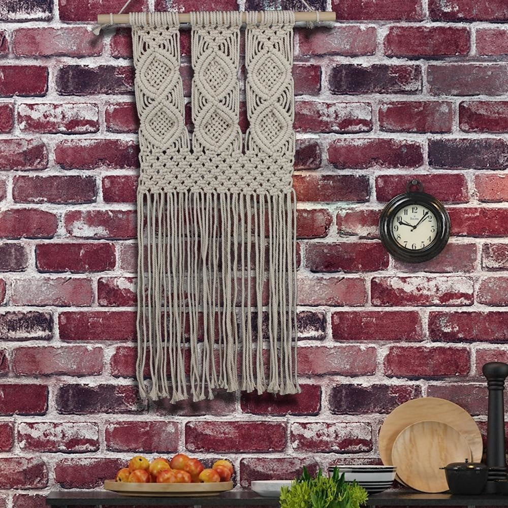 Tapisserie Murale en Macramé Thassa