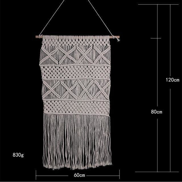 Tenture en Macramé Nativa