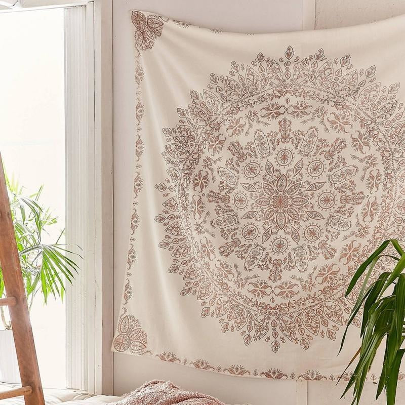 Tenture Hippie Floral Beige