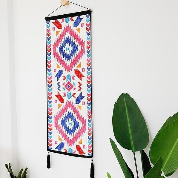 Tenture Longue Aztec