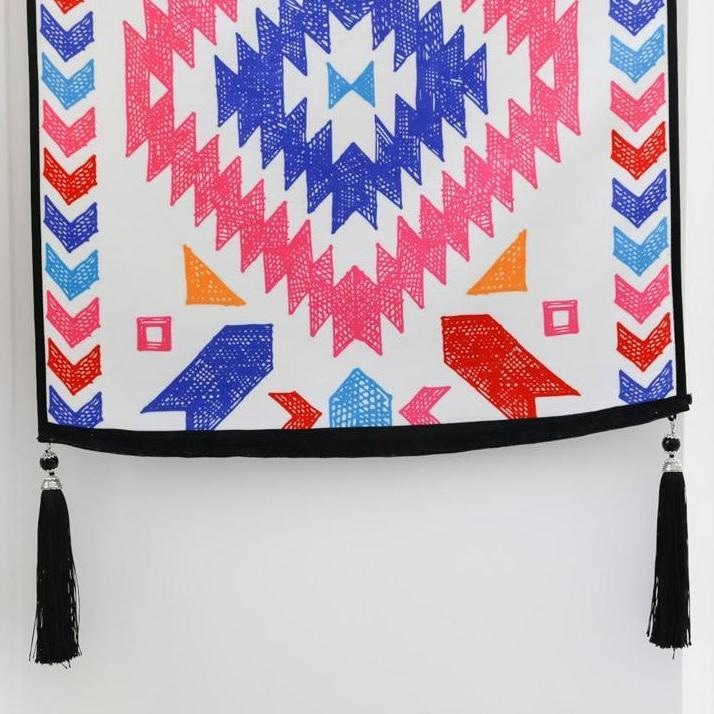 Tenture Longue Aztec