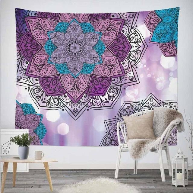 Tenture Mandala Hadra - Multiples / 150 x 200cm