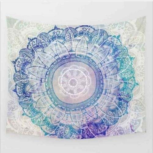 Tenture Mandala Rosace - 210 x 150cm
