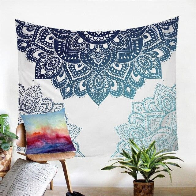 Tenture Mandala Trio Polaire - 150x130cm