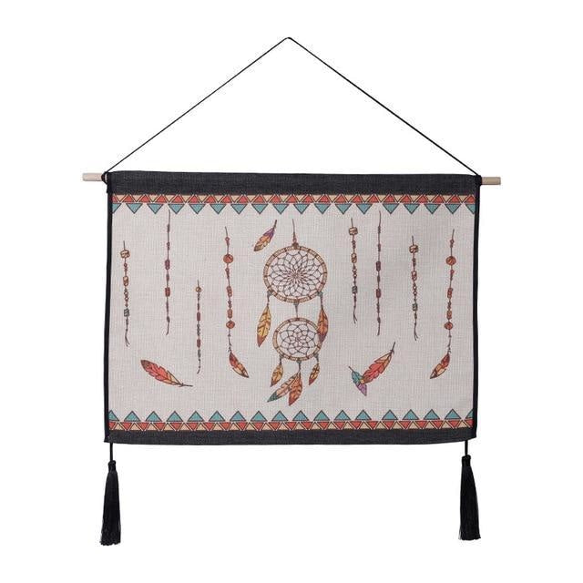 Tenture Murale Bohème Attrape-Rêve - 39 x 54cm