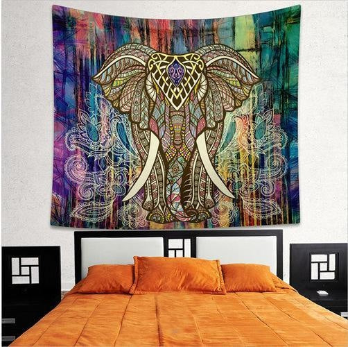 Tenture Murale Éléphant dAfrique