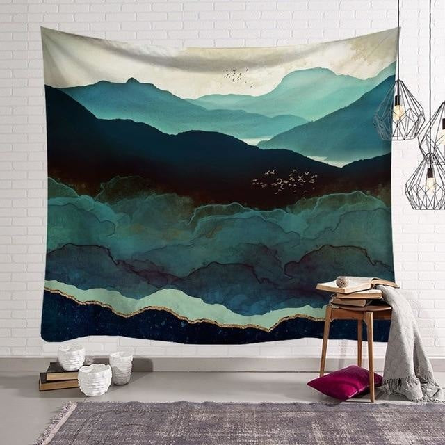 Tenture Nordique Hivernale - 200x150cm
