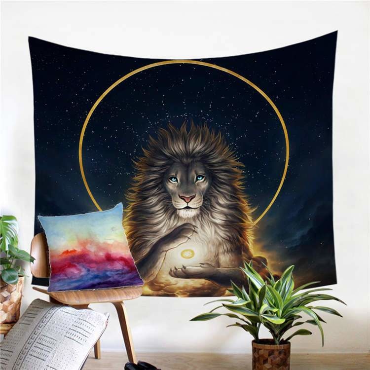Tenture Psychédélique Soul Keeper by JoJoesArt - 130 x 150cm