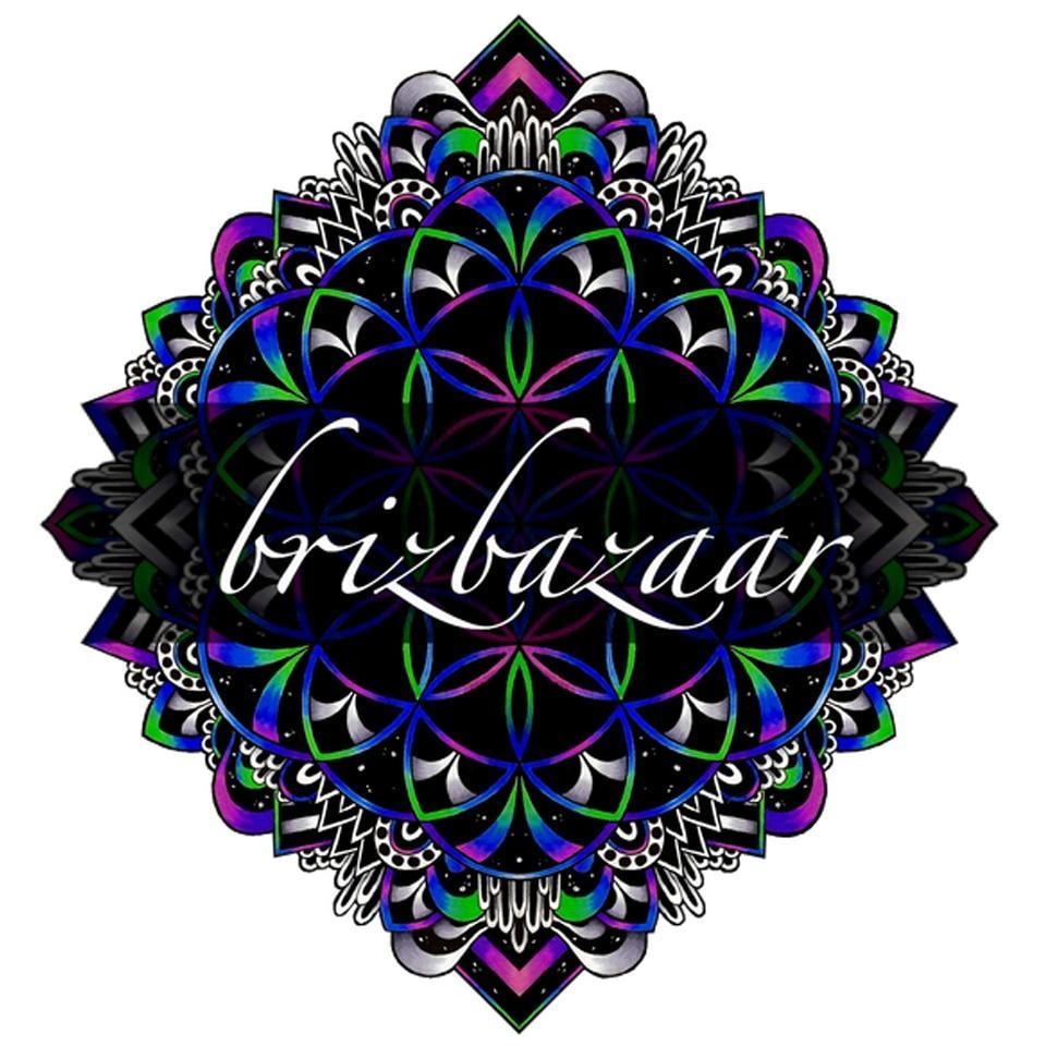 Tenture Psychédélique Trippy Alien by Brizbazaar