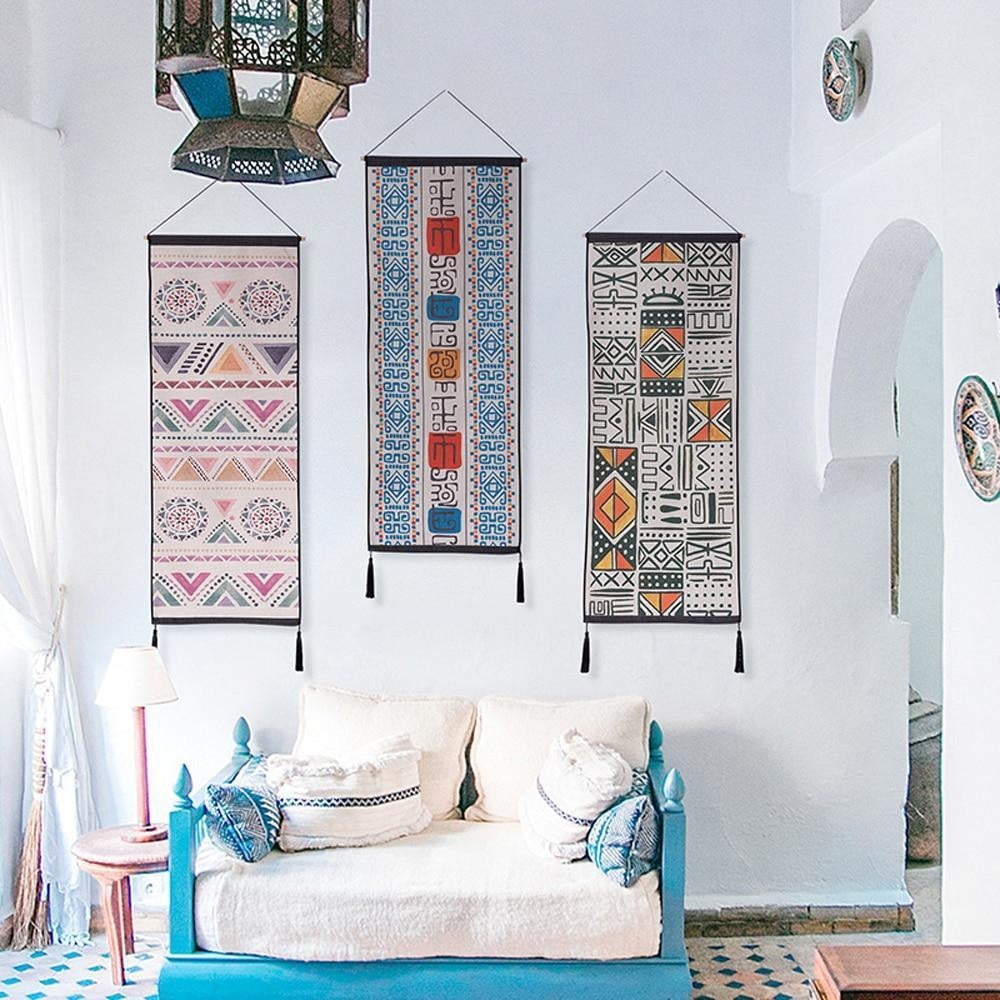 Tenture Tapisserie Motif Boho