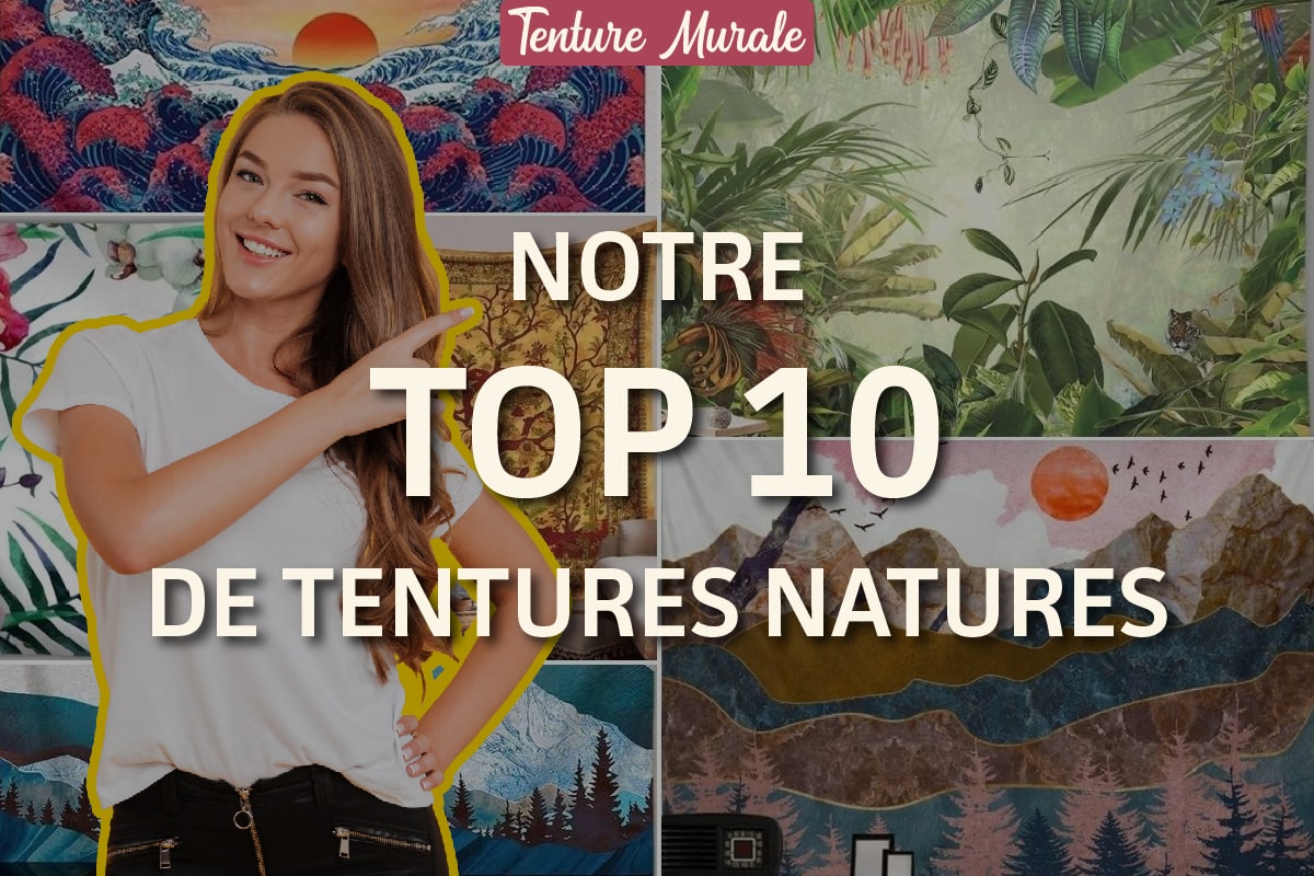 top 10 tentures murales nature