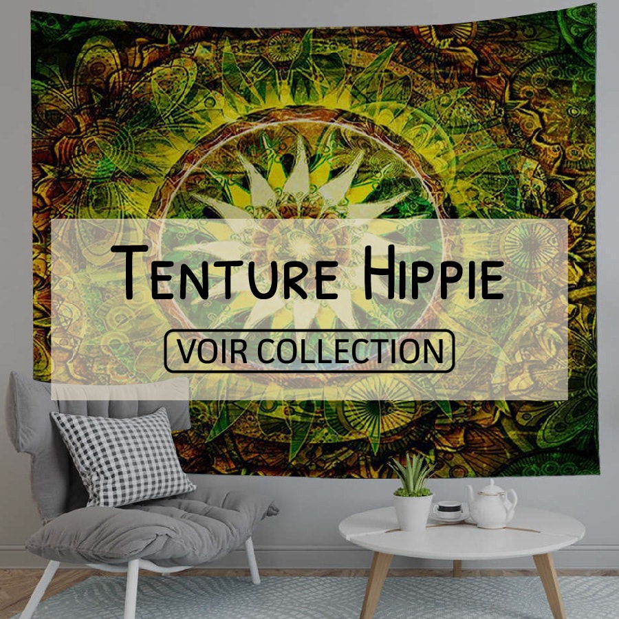 collection de tentures hippies