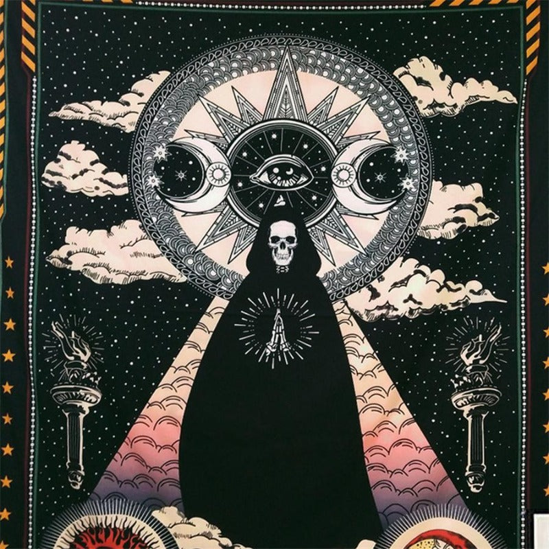 Tenture Carte de Tarot Mort