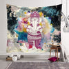 Tenture Éléphant Ganesh - 95 x 73cm