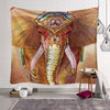 Tenture Éléphant Orange Sacré - 95 x 73cm