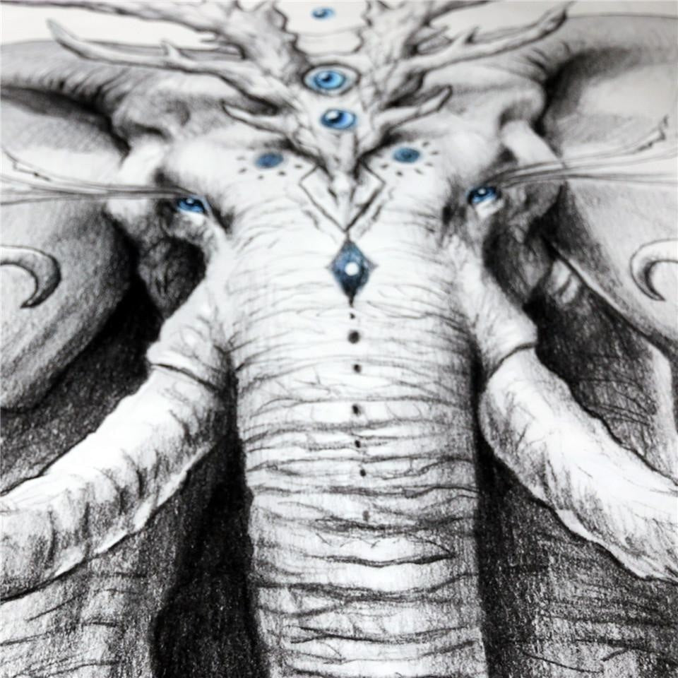 Tenture Éléphant - Elephant Soul by JoJoesArt