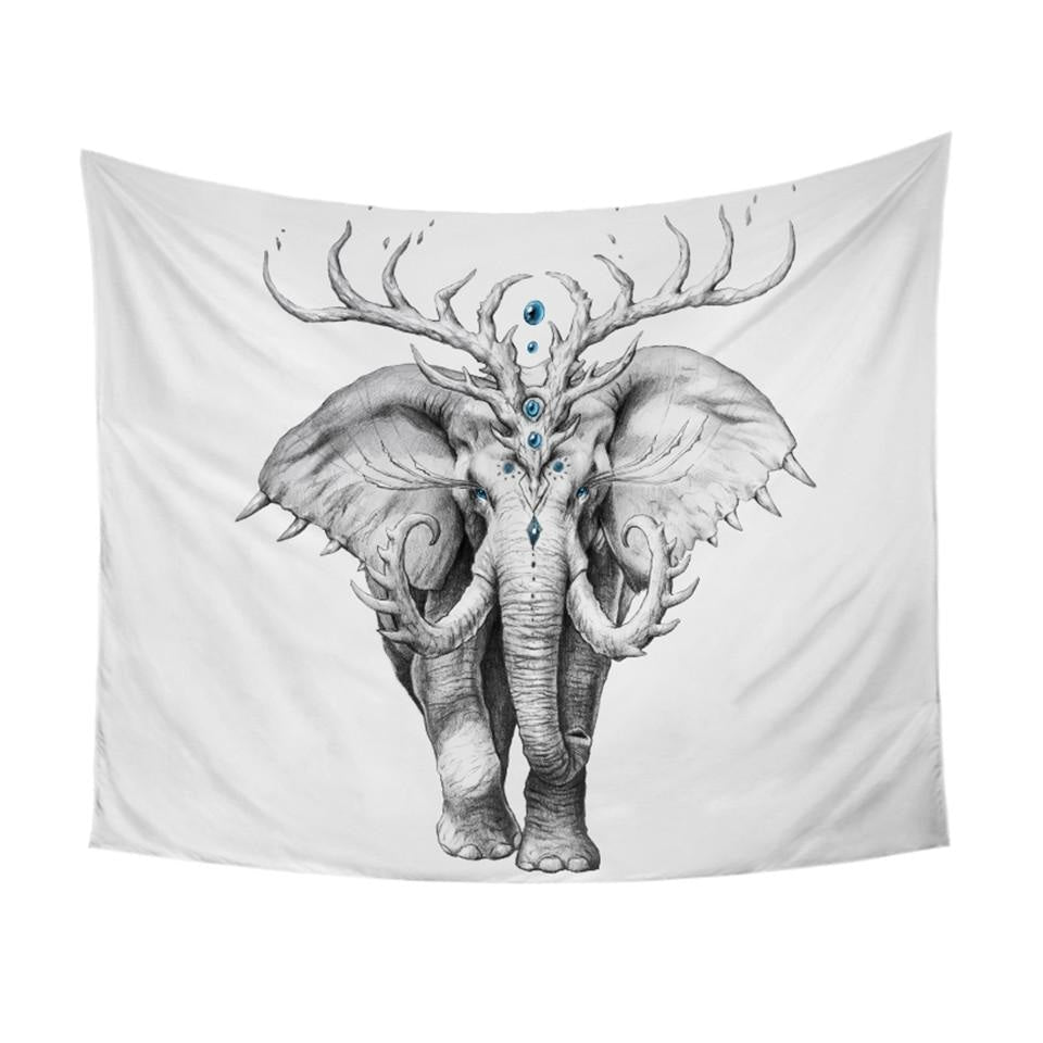 Tenture Éléphant - Elephant Soul by JoJoesArt